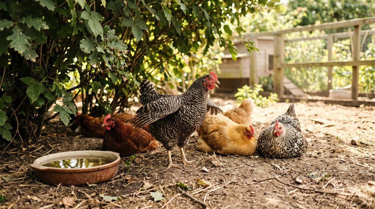 How to Keep Chickens Cool in Summer Heat