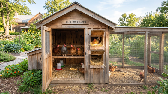 Chicken Coop Setup & Space Requirements (Per Bird)