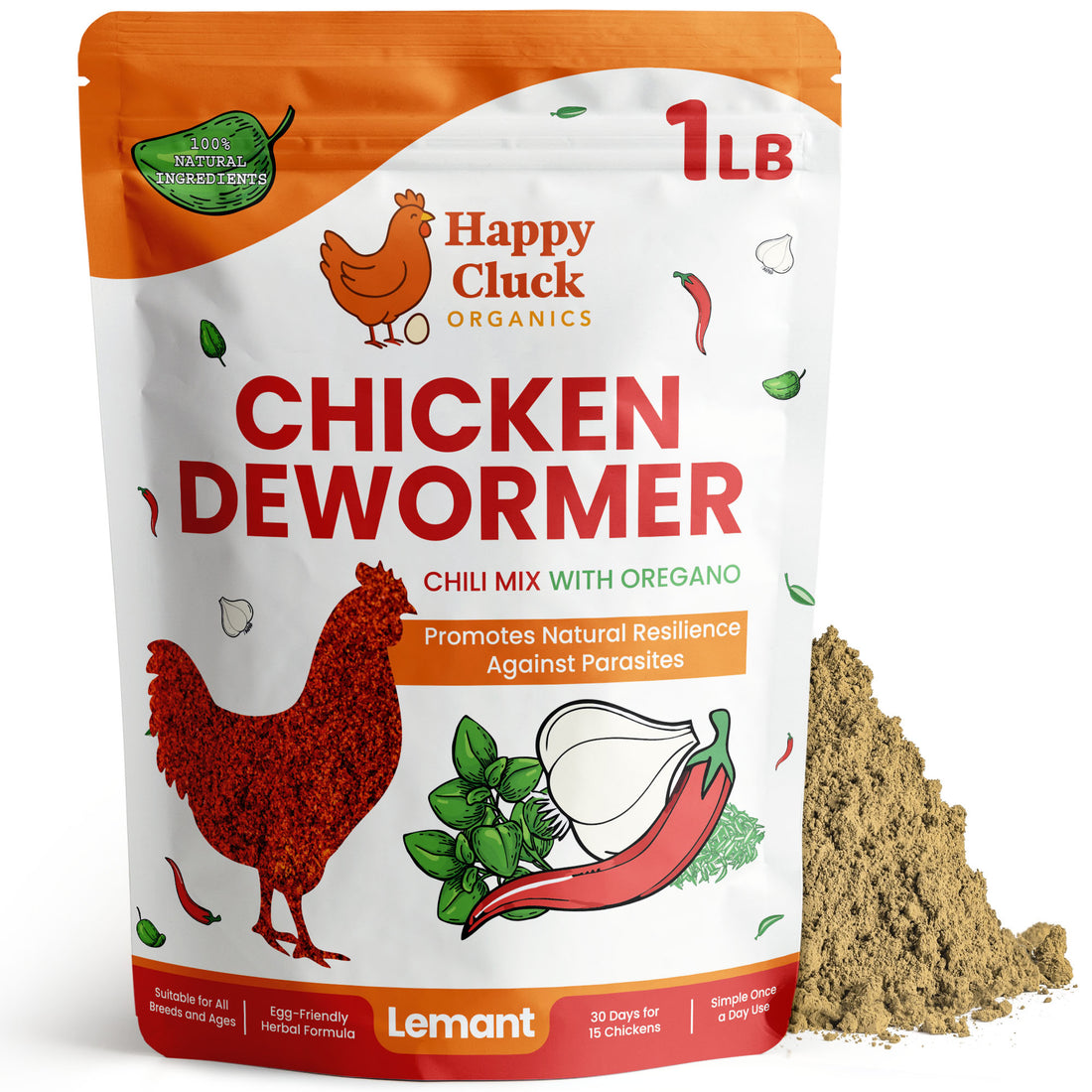 Chicken Dewormer — Natural Herbal Flock Blend