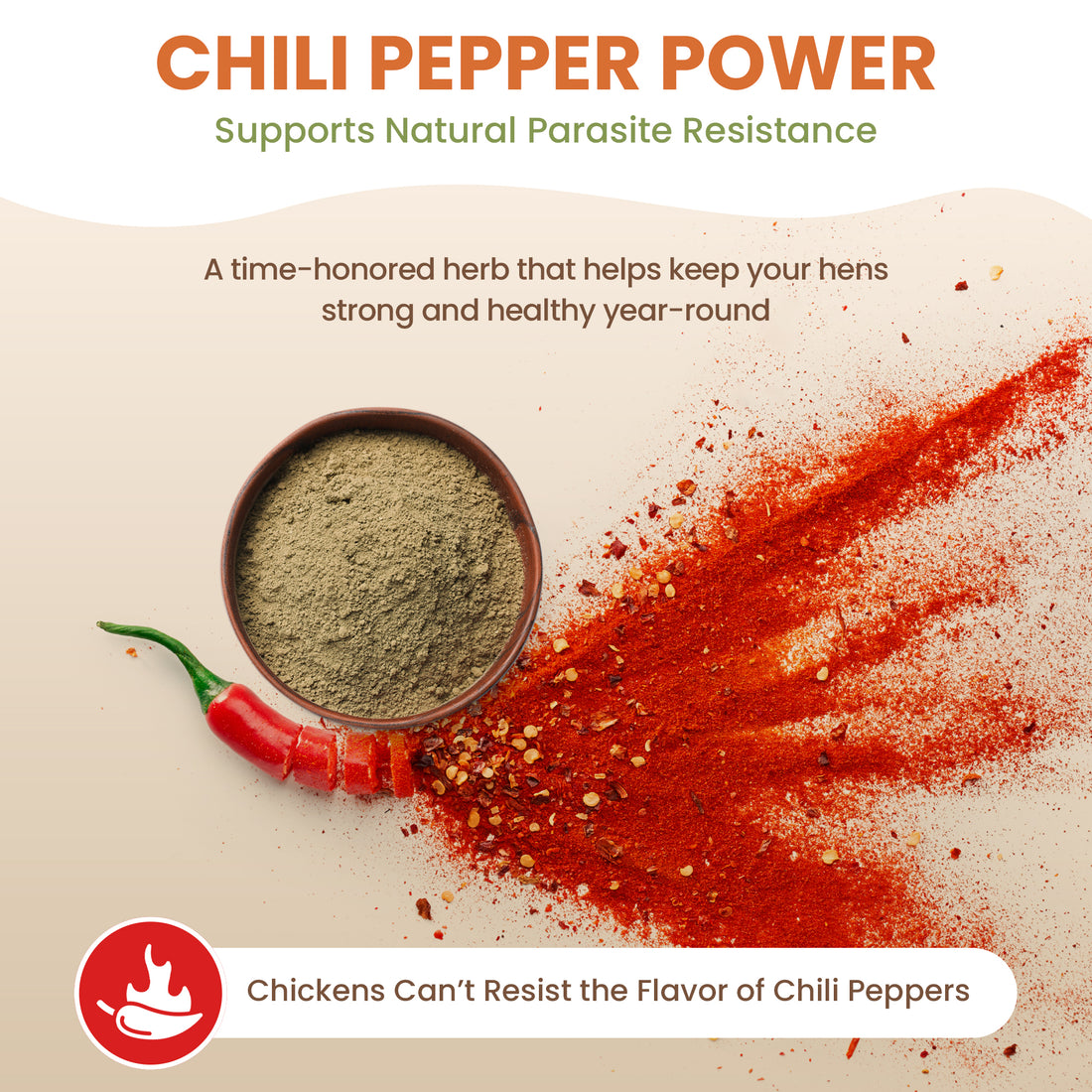 Chicken Dewormer — Natural Herbal Flock Blend