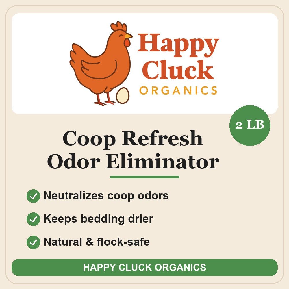 Happy Cluck Organics Coop Refresh Odor Eliminator, 2 lb
